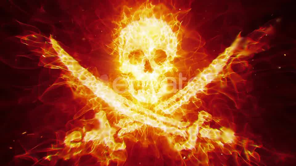 Burning Pirate Skull Videohive 23442207 Motion Graphics Image 8