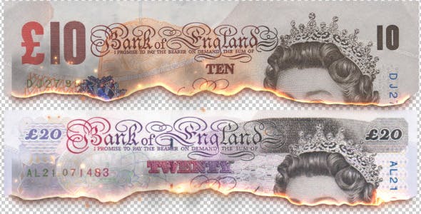 Burning Pound Sterling ( 2 in 1 ) - Videohive 6240213 Download