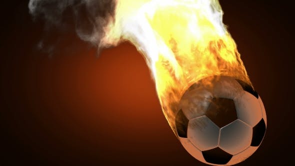 Burning Soccer Ball - Download 19462953 Videohive
