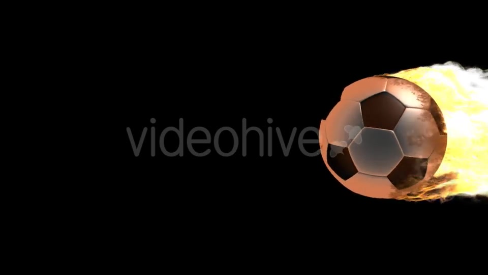 Burning Soccer Ball with Alpha Channel Videohive 19026980 Motion Graphics Image 2