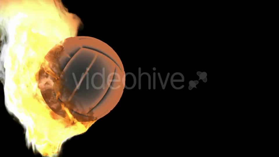 Burning Volleyball Ball Videohive 19977561 Motion Graphics Image 3