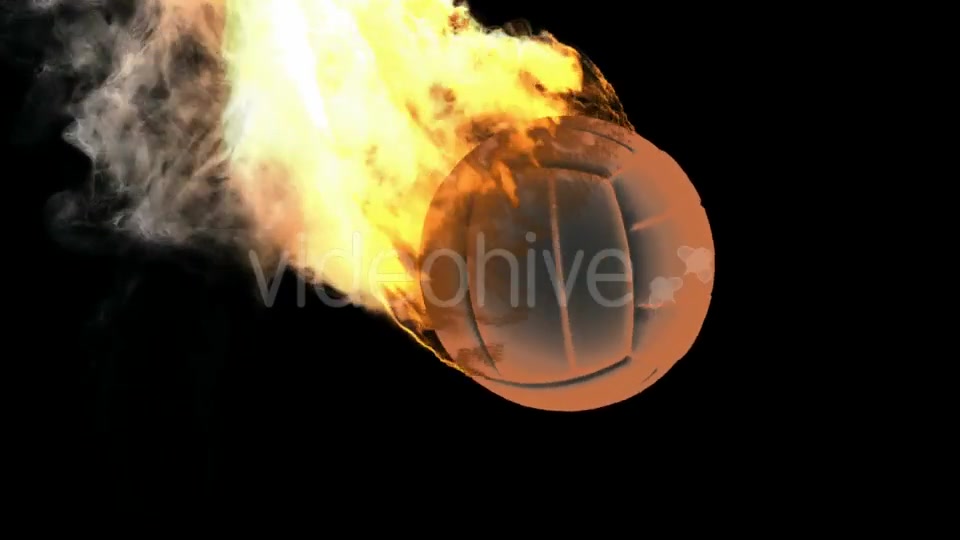 Burning Volleyball Ball Videohive 19977561 Motion Graphics Image 4