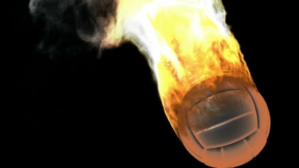 Burning Volleyball Ball - Download Videohive 19977561
