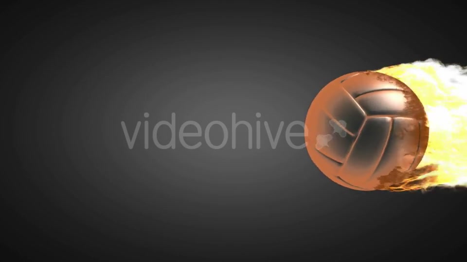 Burning Volleyball Ball Videohive 20193558 Motion Graphics Image 2