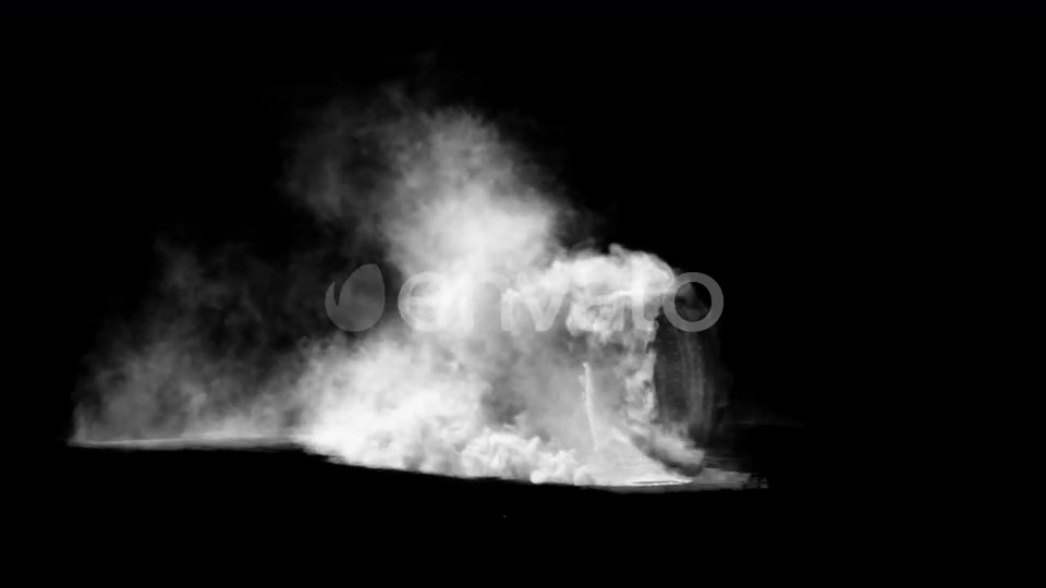 Burnout Wheels with Smoke with Alpha Channel Videohive 23753691 Motion Graphics Image 5