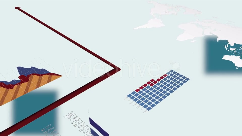 Business Growth Charts Animation Graphics of Financial Economy Data Videohive 21256545 Motion Graphics Image 7