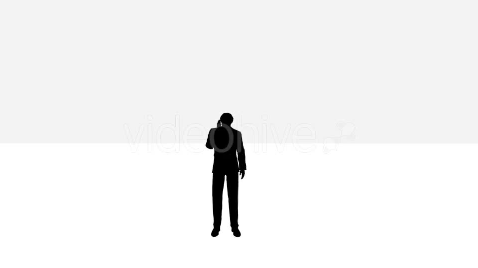 Business People Silhouette Bright Background Videohive 19587139 Motion Graphics Image 1