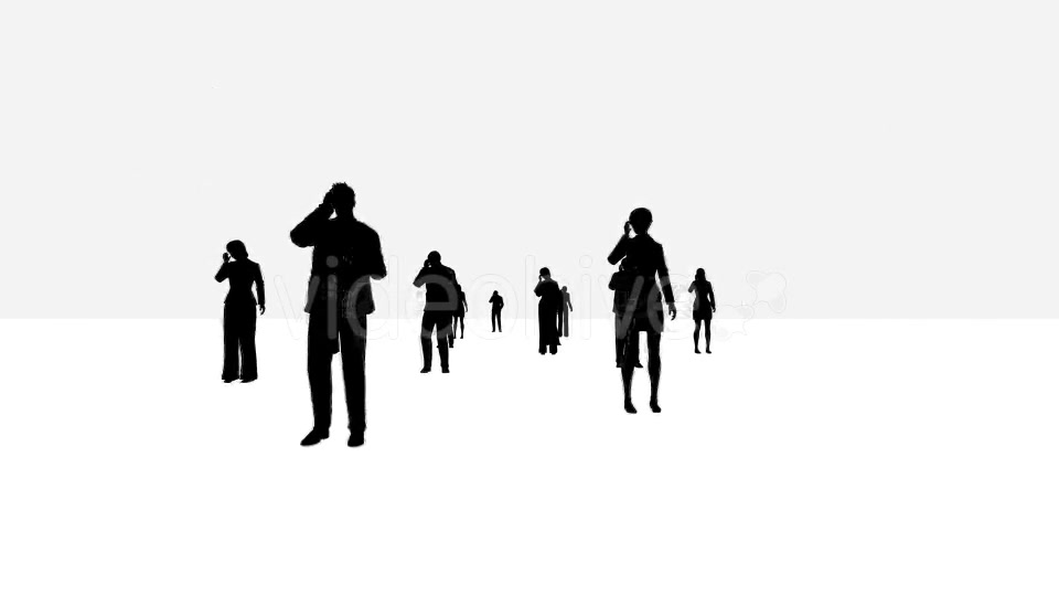 Business People Silhouette Bright Background Videohive 19587139 Motion Graphics Image 10