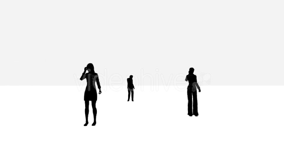 Business People Silhouette Bright Background Videohive 19587139 Motion Graphics Image 4