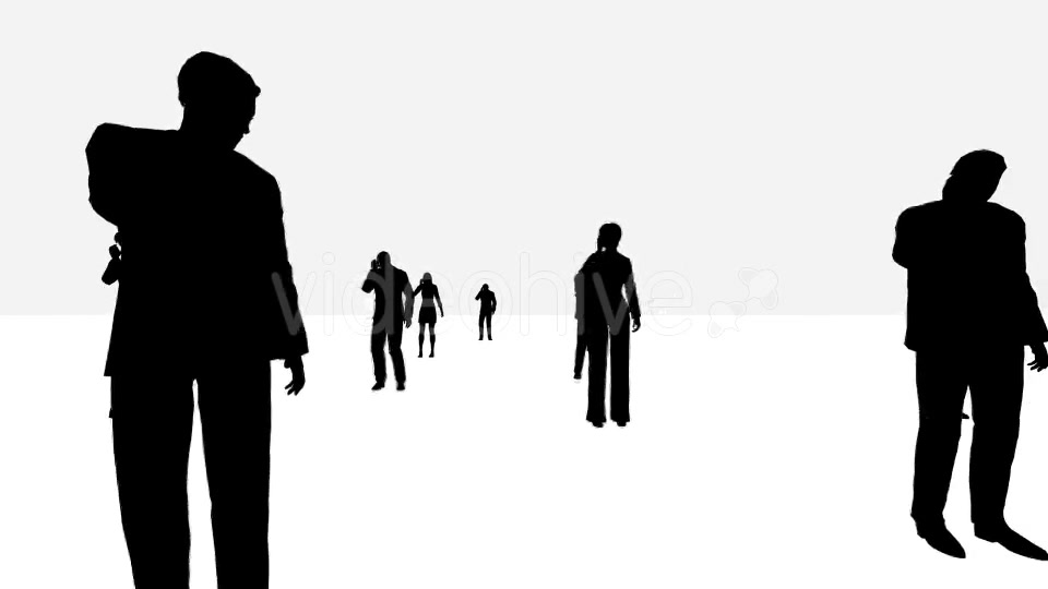 Business People Silhouette Bright Background Videohive 19587139 Motion Graphics Image 7