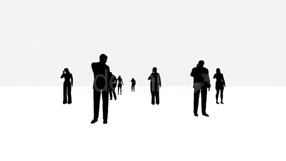 Business People Silhouette Bright Background Videohive 19587139 Motion Graphics Image 8