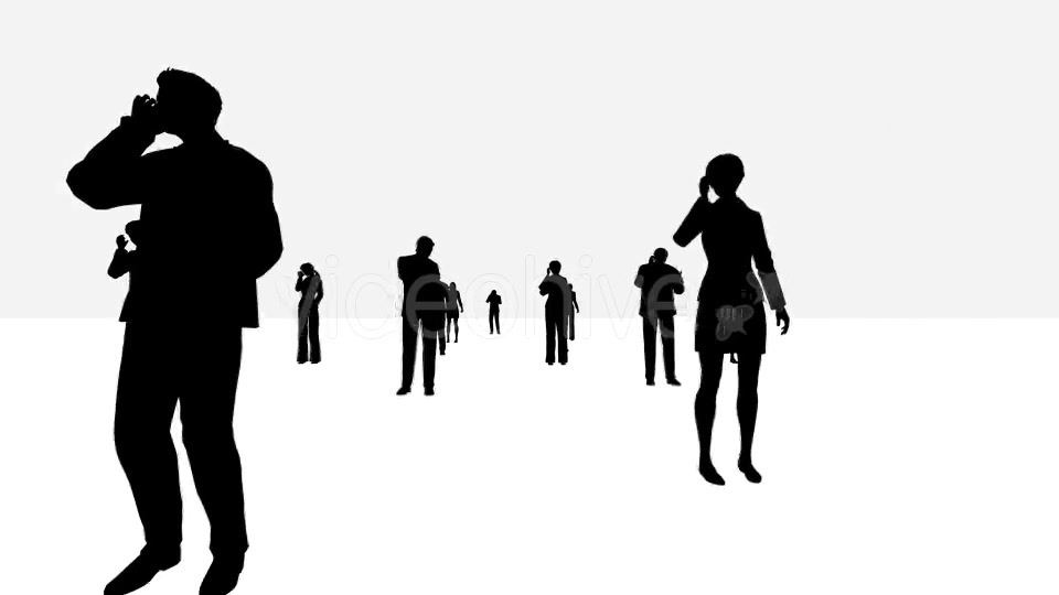 Business People Silhouette Bright Background Videohive 19587139 Motion Graphics Image 9