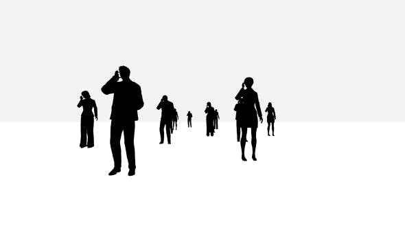 Business People Silhouette Bright Background - 19587139 Download Videohive