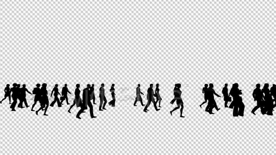 Business People Silhouettes Walking Videohive 19415346 Motion Graphics Image 10