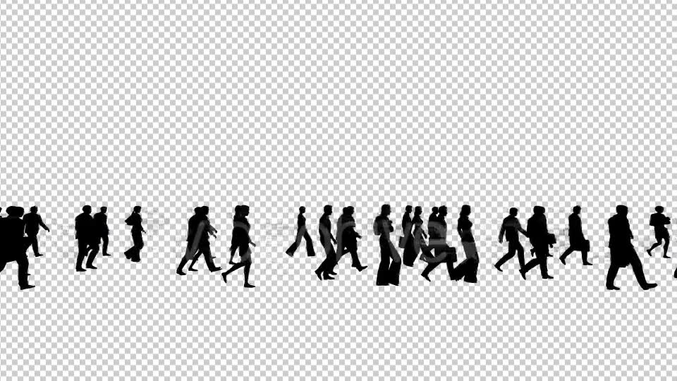 Business People Silhouettes Walking Videohive 19415346 Motion Graphics Image 6