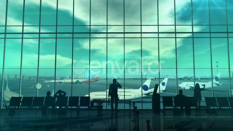 Business Traveler At The Airport Videohive 22371823 Motion Graphics Image 1