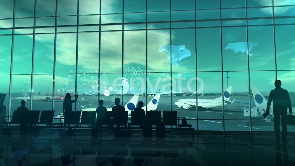Business Traveler At The Airport Videohive 22371823 Motion Graphics Image 5