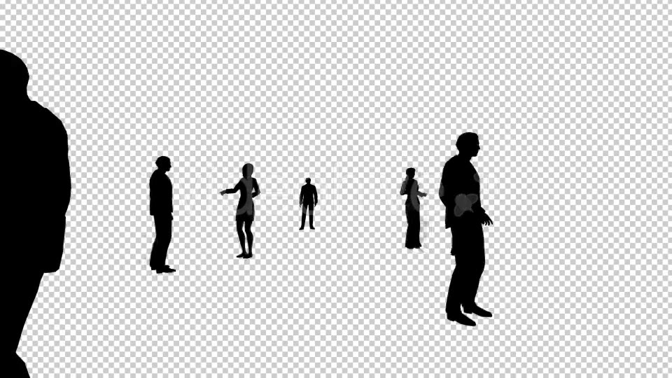 Business World Silhouettes Videohive 19587236 Motion Graphics Image 5