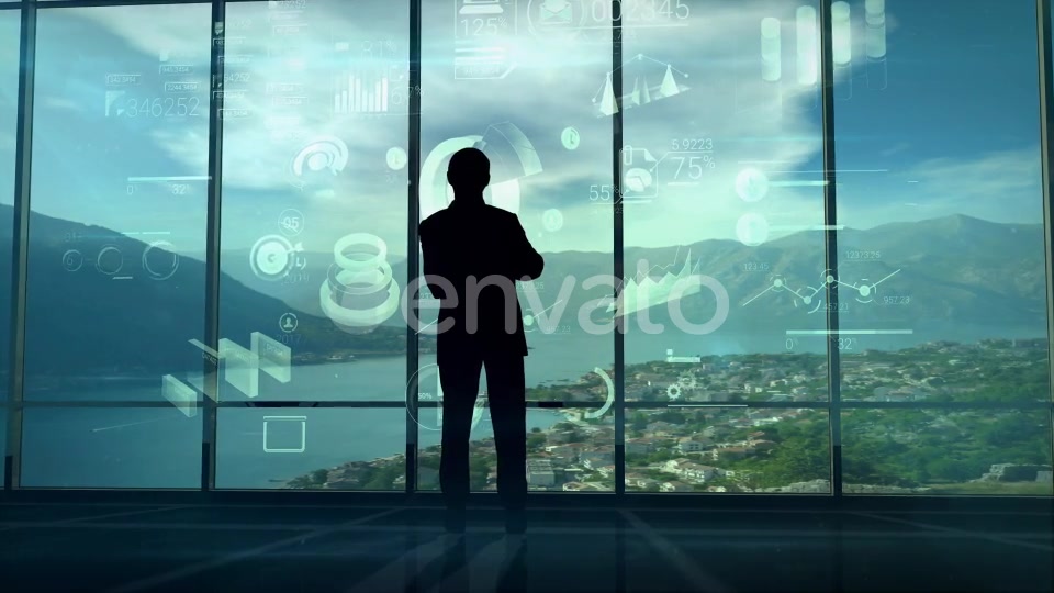 Businessman And Infographics Videohive 22308679 Motion Graphics Image 7
