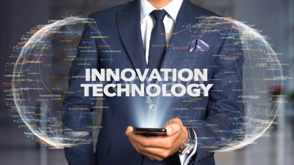 Businessman Hologram Concept Tech Innovation Technology Videohive 23048033 Motion Graphics Image 8