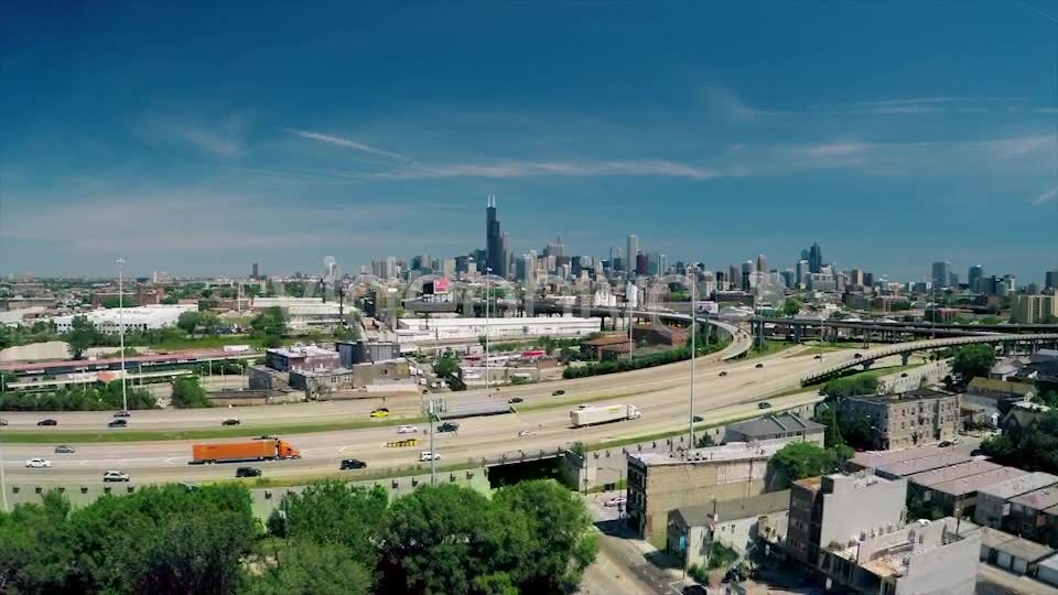 Busy Chicago Aerial Footage  Videohive 8013074 Stock Footage Image 11