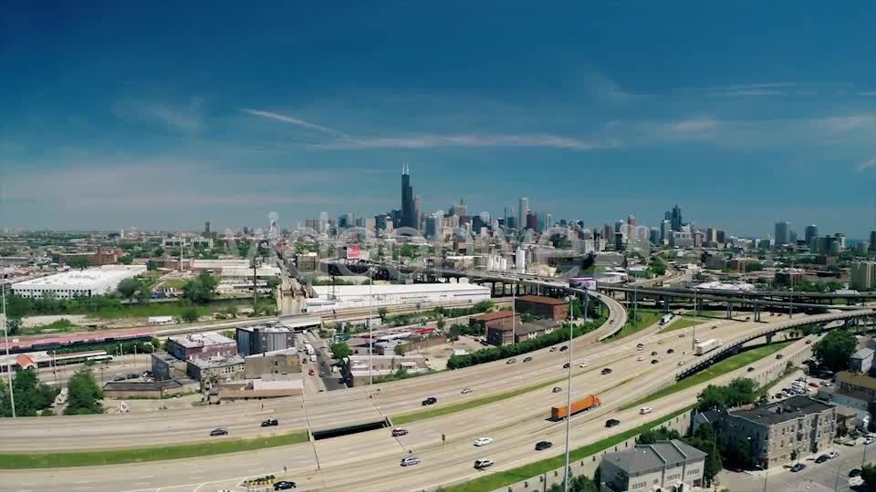 Busy Chicago Aerial Footage  Videohive 8013074 Stock Footage Image 13