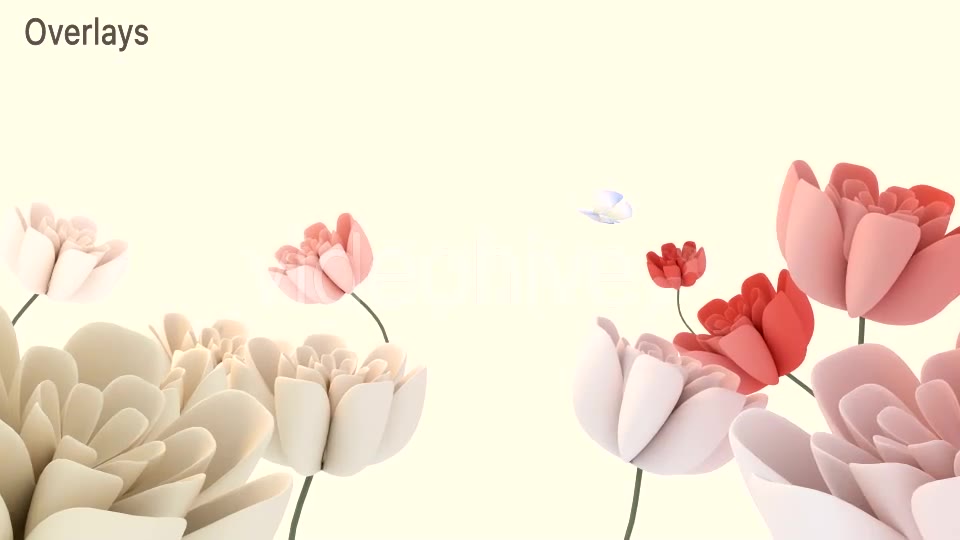 Butterfly Flying Over Flowers Videohive 15530956 Motion Graphics Image 2
