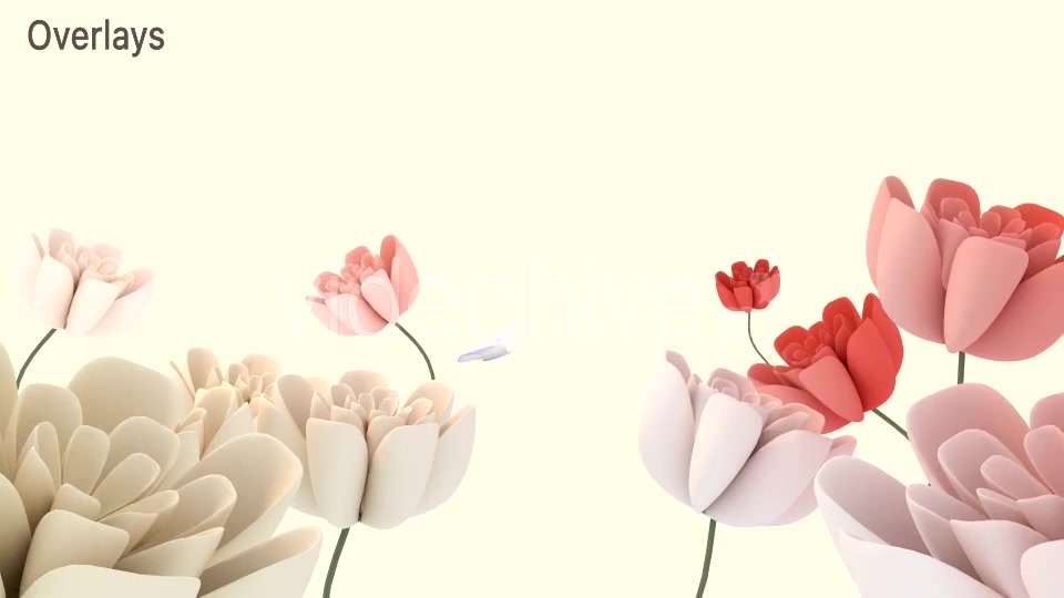 Butterfly Flying Over Flowers Videohive 15530956 Motion Graphics Image 3
