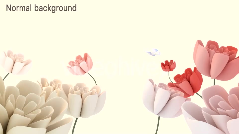 Butterfly Flying Over Flowers Videohive 15530956 Motion Graphics Image 8
