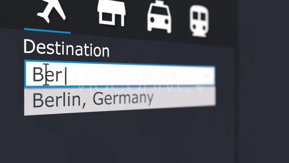 Buying Airplane Ticket To Berlin Online Travelling To Germany Videohive 21270221 Motion Graphics Image 4