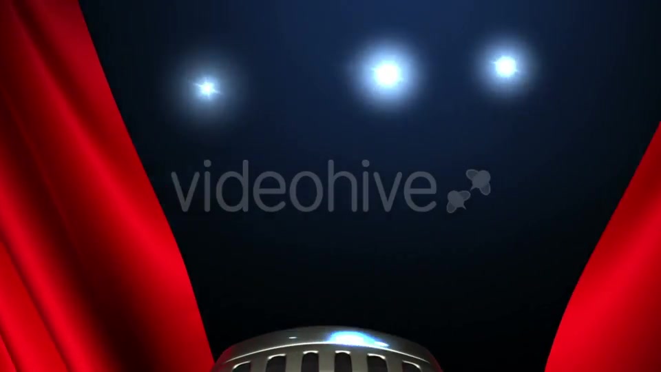 Cameras Flash Lights To the Speaker on Stage Videohive 19994223 Motion Graphics Image 5