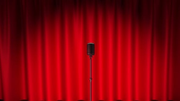 Cameras Flash Lights To the Speaker on Stage - 19994223 Download Videohive