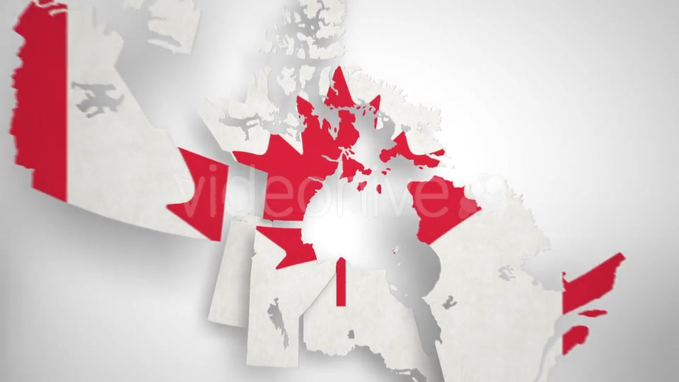Canada Map States Combine Videohive 14873095 Motion Graphics Image 2