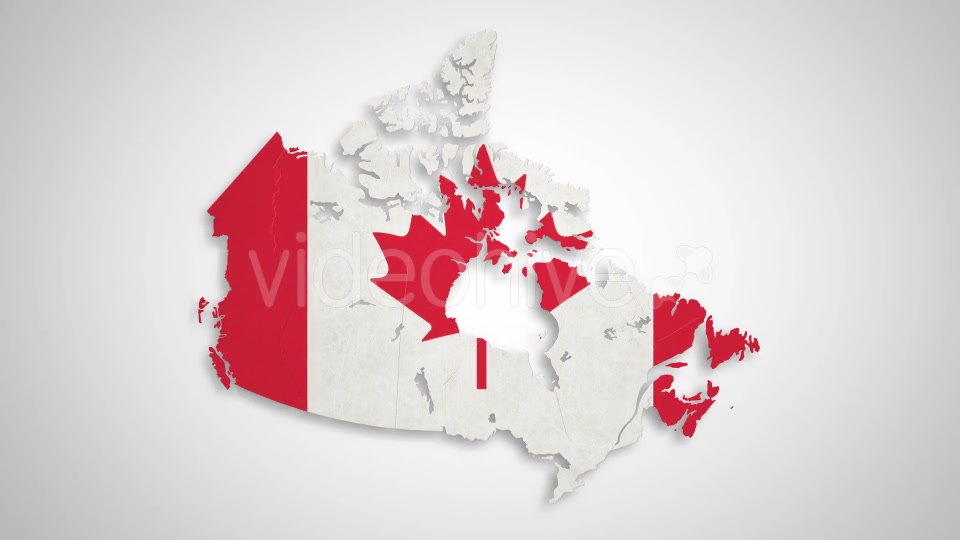 Canada Map States Combine Videohive 14873095 Motion Graphics Image 5