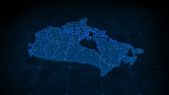 Canada Map - Videohive 22365372 Download