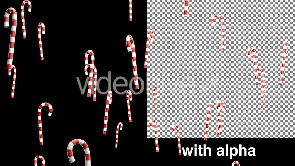Candycane Rain Videohive 9447312 Motion Graphics Image 1