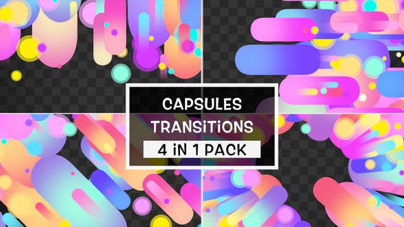 Capsules Transitions Pack - Videohive Download 25044049