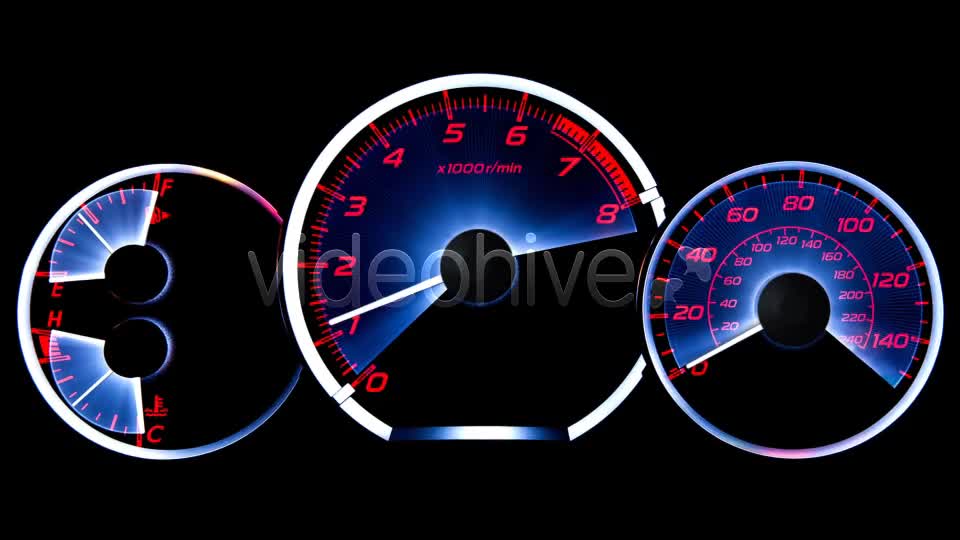 Car Acceleration. Dashboard Videohive 11460294 Motion Graphics Image 1