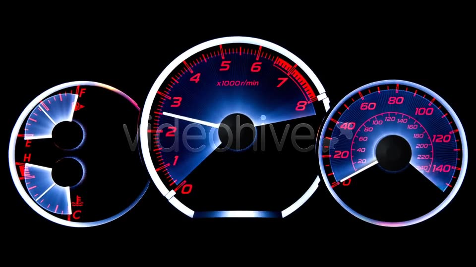 Car Acceleration. Dashboard Videohive 11460294 Motion Graphics Image 3