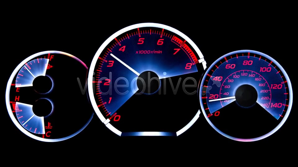 Car Acceleration. Dashboard Videohive 11460294 Motion Graphics Image 5
