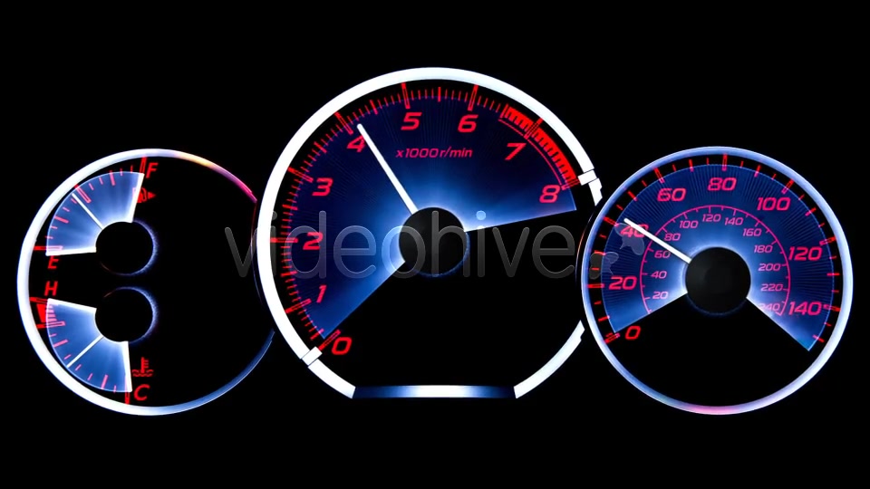 Car Acceleration. Dashboard Videohive 11460294 Motion Graphics Image 6