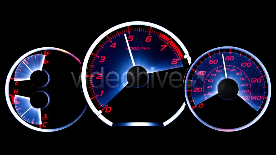 Car Acceleration. Dashboard Videohive 11460294 Motion Graphics Image 8