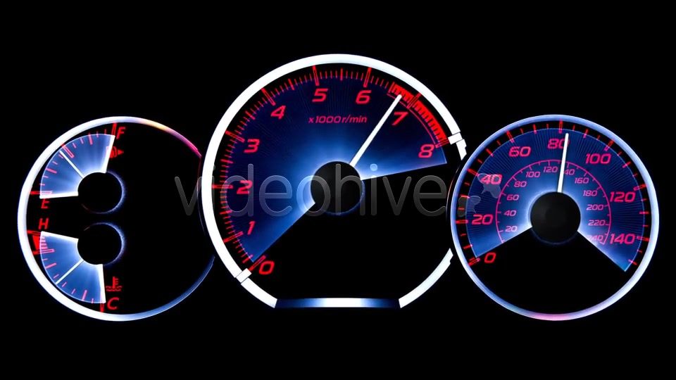 Car Acceleration. Dashboard Videohive 11460294 Motion Graphics Image 9