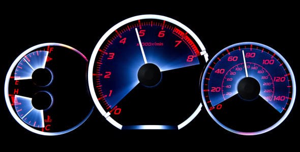 Car Acceleration. Dashboard - Videohive Download 11460294