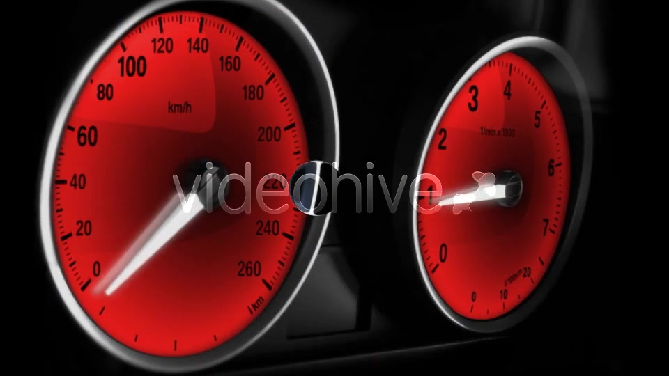 Car Acceleration Glowing Dashboards Videohive 6591307 Motion Graphics Image 10