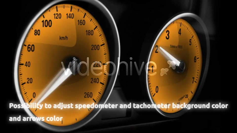Car Acceleration Glowing Dashboards Videohive 6591307 Motion Graphics Image 11
