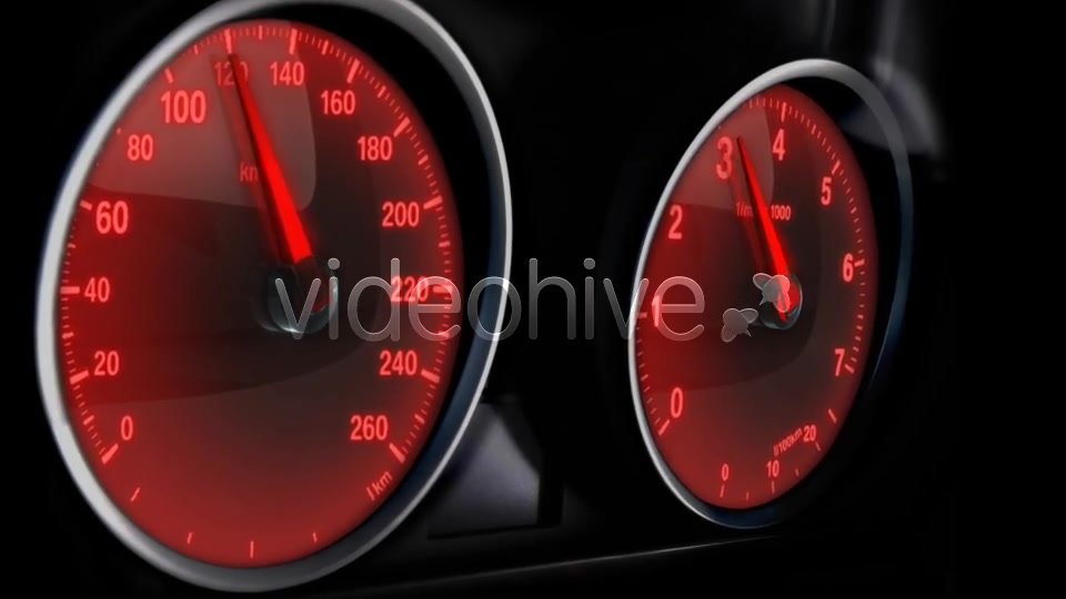 Car Acceleration Glowing Dashboards Videohive 6591307 Motion Graphics Image 4