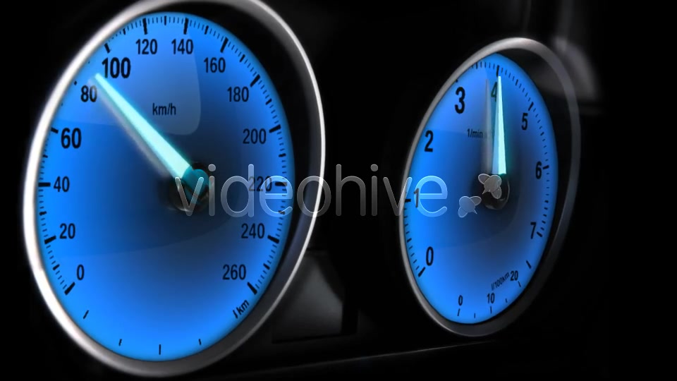 Car Acceleration Glowing Dashboards Videohive 6591307 Motion Graphics Image 8