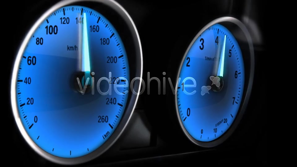 Car Acceleration Glowing Dashboards Videohive 6591307 Motion Graphics Image 9