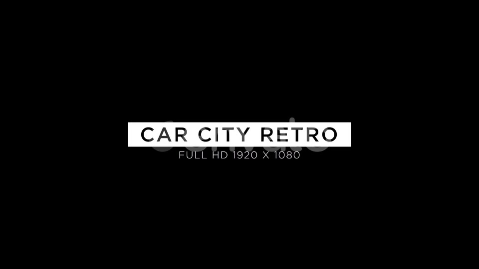 Car City Retro Trip 1 Vj Loops Background Videohive 24593403 Motion Graphics Image 9